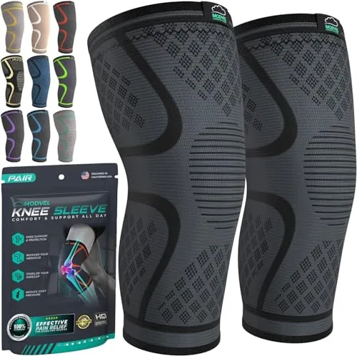 Modvel Compression Knee Brace Review: Knee Support Sleeve