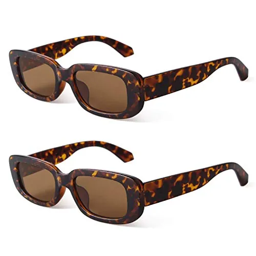 BUTABY Rectangle Sunglasses Review: Retro UV400 Frames