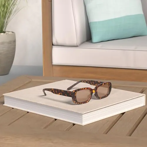BUTABY Rectangle Sunglasses Review: Retro UV400 Frames image 2