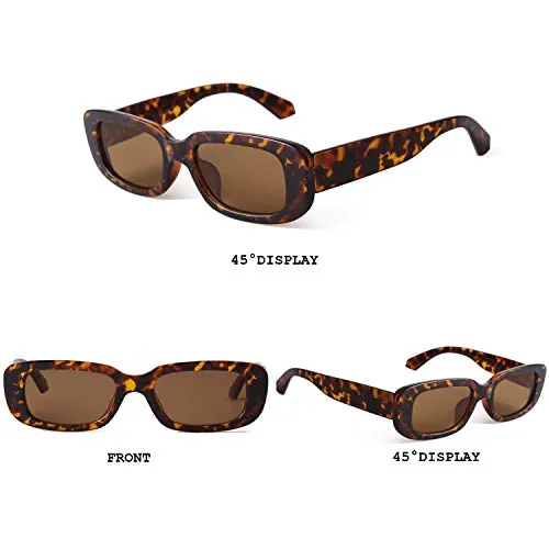 BUTABY Rectangle Sunglasses Review: Retro UV400 Frames image 6