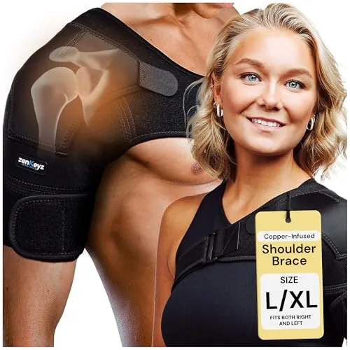 ZENKEYZ Shoulder Brace Review: Adjustable Recovery Support
