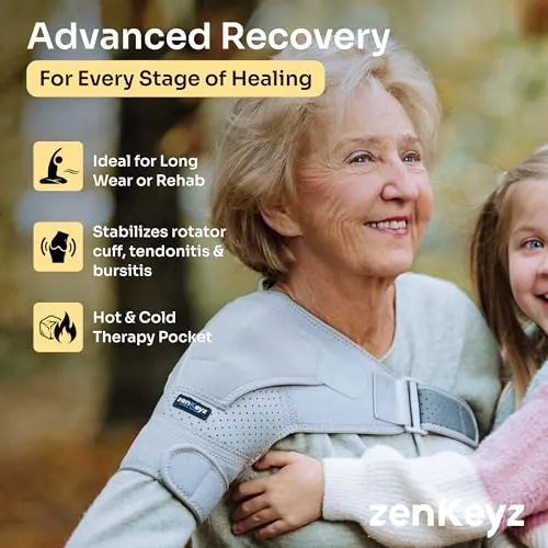 ZENKEYZ Shoulder Brace Review: Adjustable Recovery Support image 2