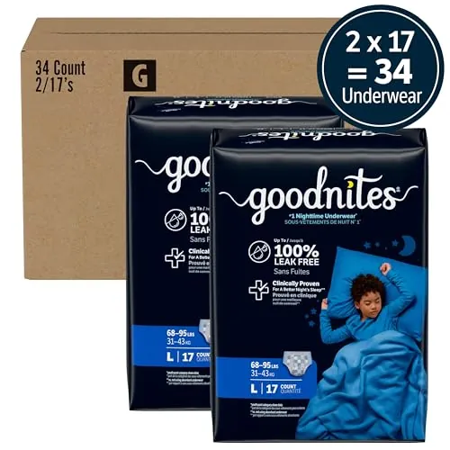 Goodnites Boys' Nighttime Underwear Review image 2