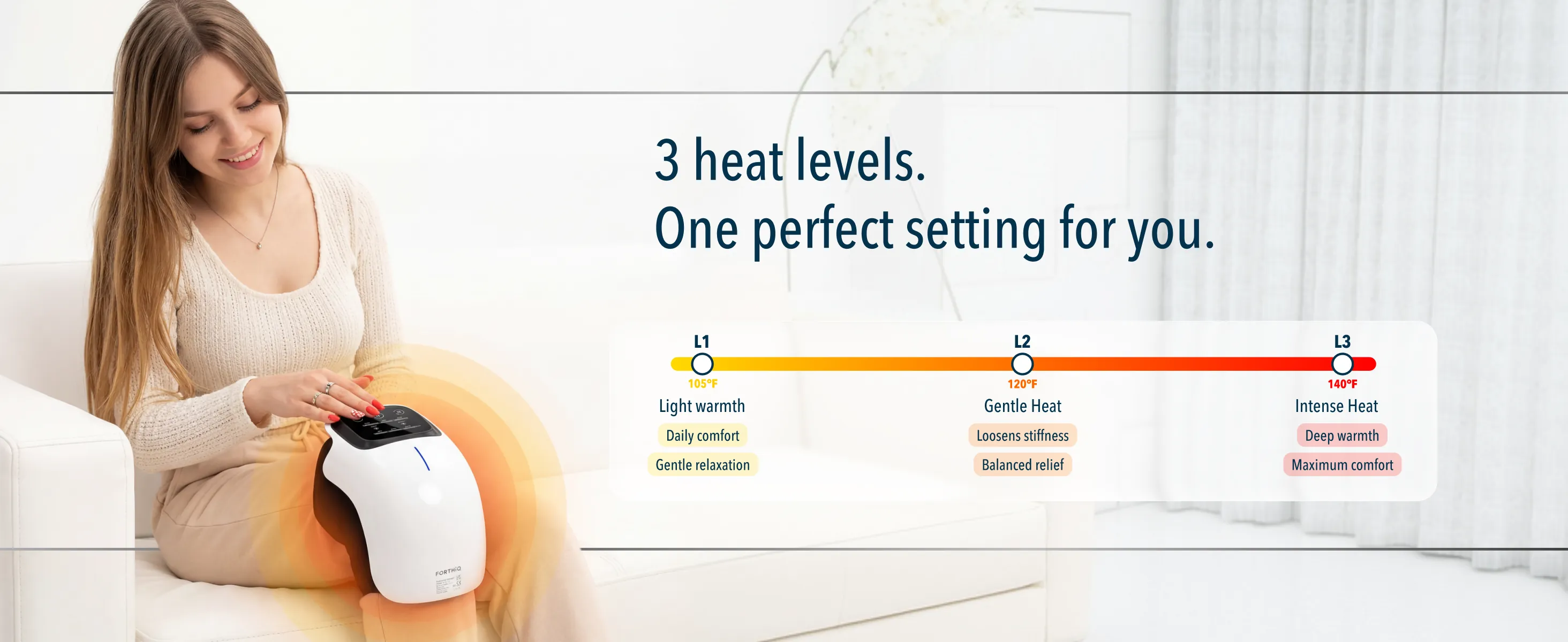 FORTHiQ Knee Massager Review: Heat and Recovery Support image 9