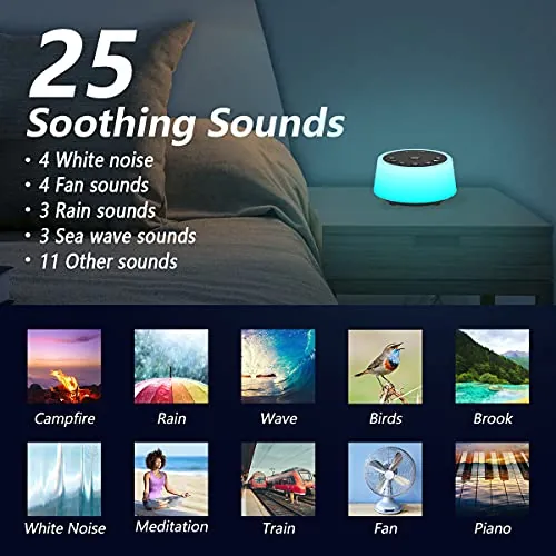 Color Noise Sound Machine Review for Sleep and Night Light image 2