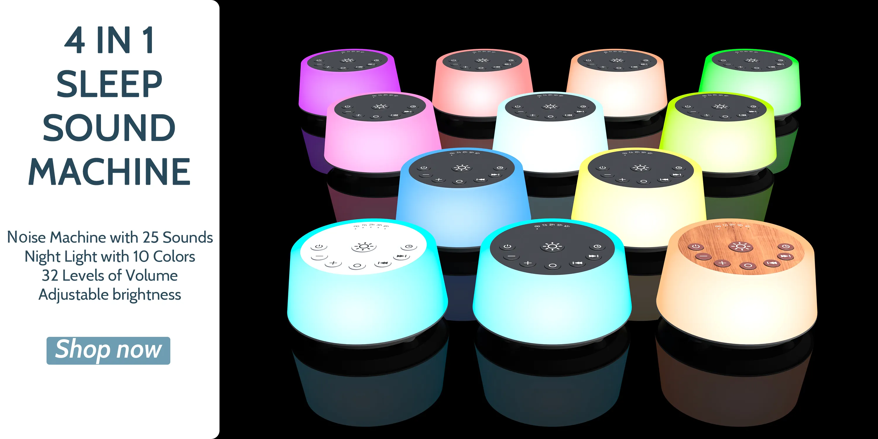 Color Noise Sound Machine Review for Sleep and Night Light image 7