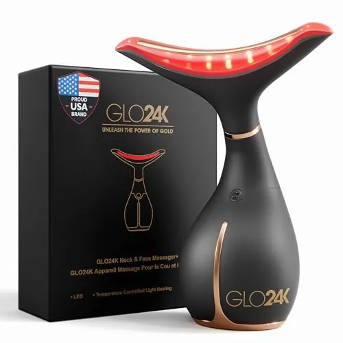 GLO24K Red Light Face & Neck Beauty Device Review