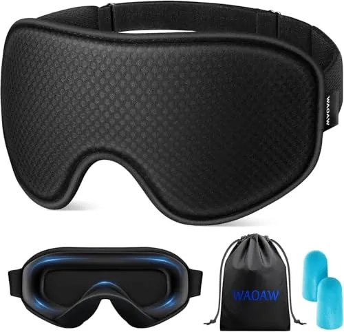 WAOAW Sleep Mask Review: Blackout Comfort for Better Rest
