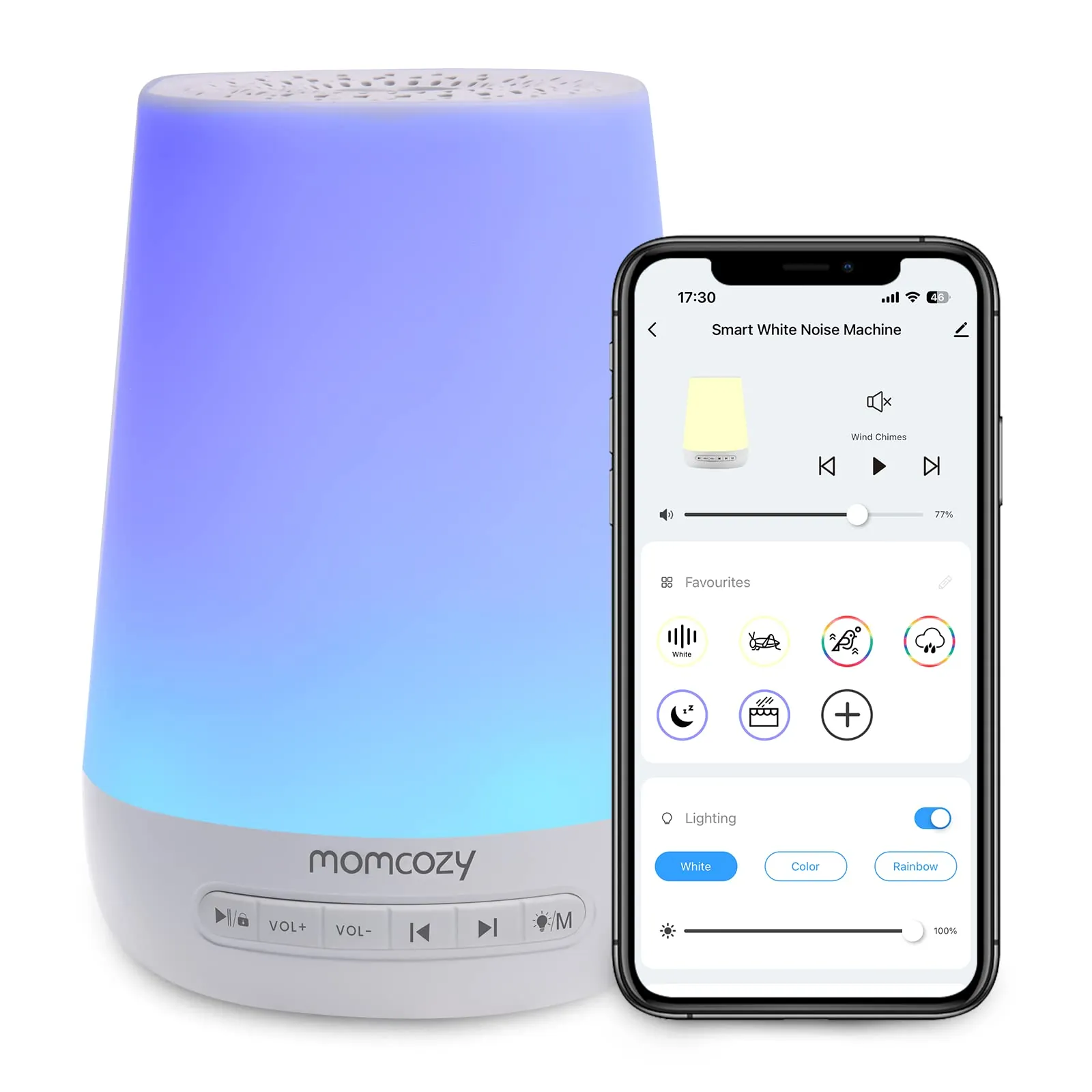 Momcozy White Noise Machine Review: Baby Sleep and Night Light image 8