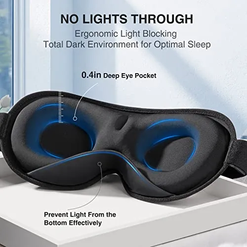 YFONG Weighted Sleep Mask Review: Blackout Sleep Aid image 4