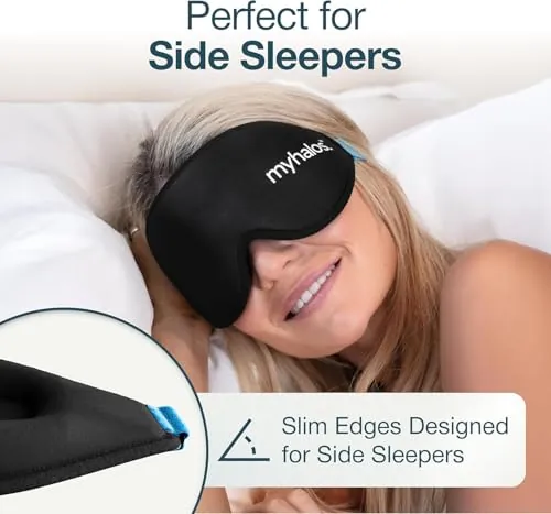 MyHalos Sleep Mask Review: 3D Blackout Eye Mask image 3
