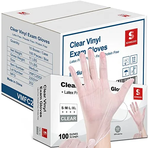 Schneider Clear Vinyl Exam Gloves Review