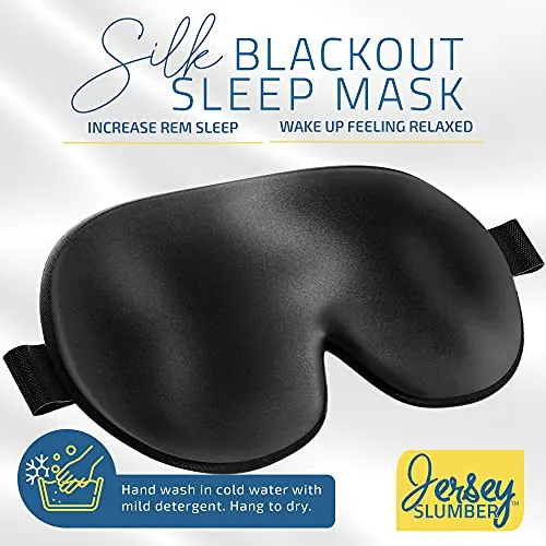 Jersey Slumber Sleep Mask Review: Silk Light-Blocking Eye Mask image 2