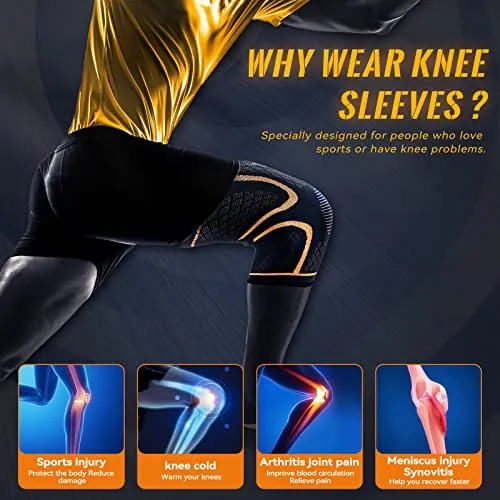 JIUFENTIAN Copper Knee Braces Review: Compression Sleeves image 3