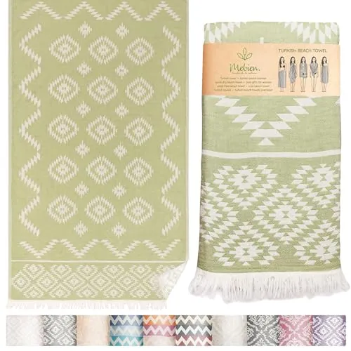 Mebien Turkish Beach Towel Review: Quick-Dry Cotton Travel Towel image 2