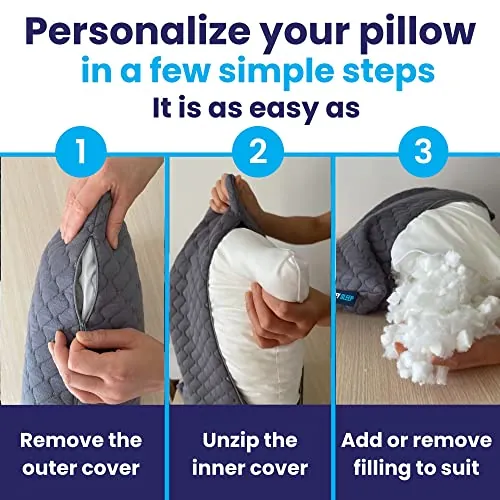 Sidney Sleep Adjustable Curved Pillow Review image 4