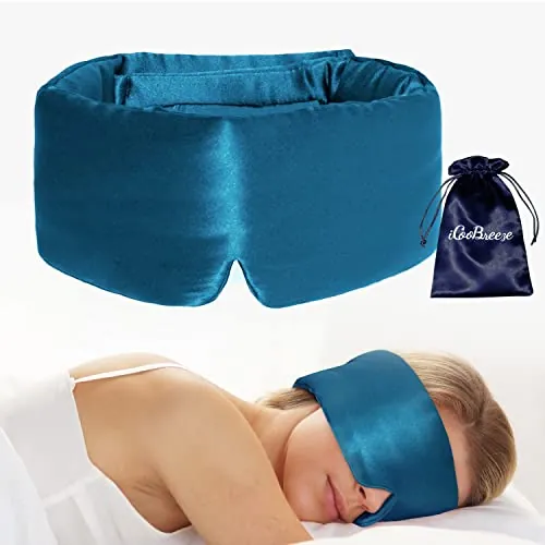 iCooBreeze Sleep Mask Review: Silk Blackout Sle...