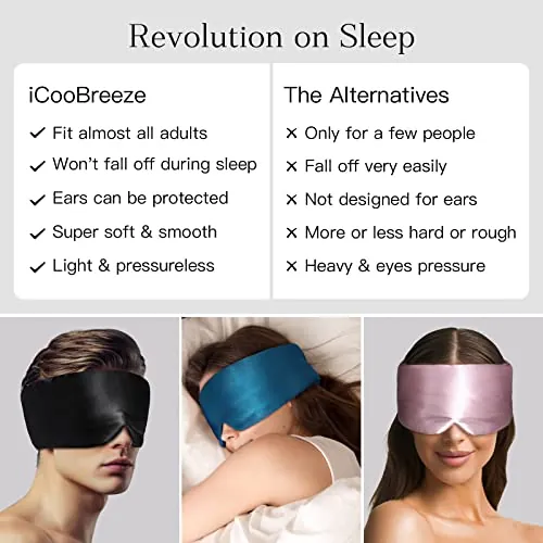 iCooBreeze Sleep Mask Review: Silk Blackout Sleep Support image 5