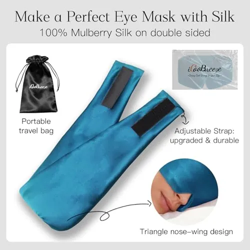 iCooBreeze Sleep Mask Review: Silk Blackout Sleep Support image 6