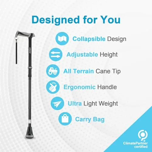 REHAND Walking Cane Review: Foldable Adjustable Mobility Aid image 2
