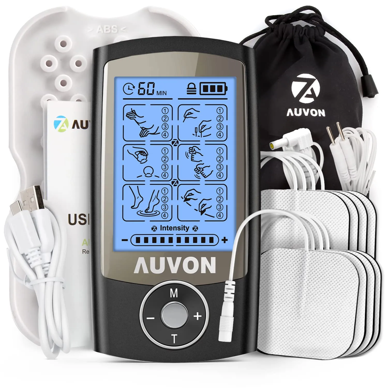 AUVON Rechargeable TENS Unit Review for Recovery Use image 8