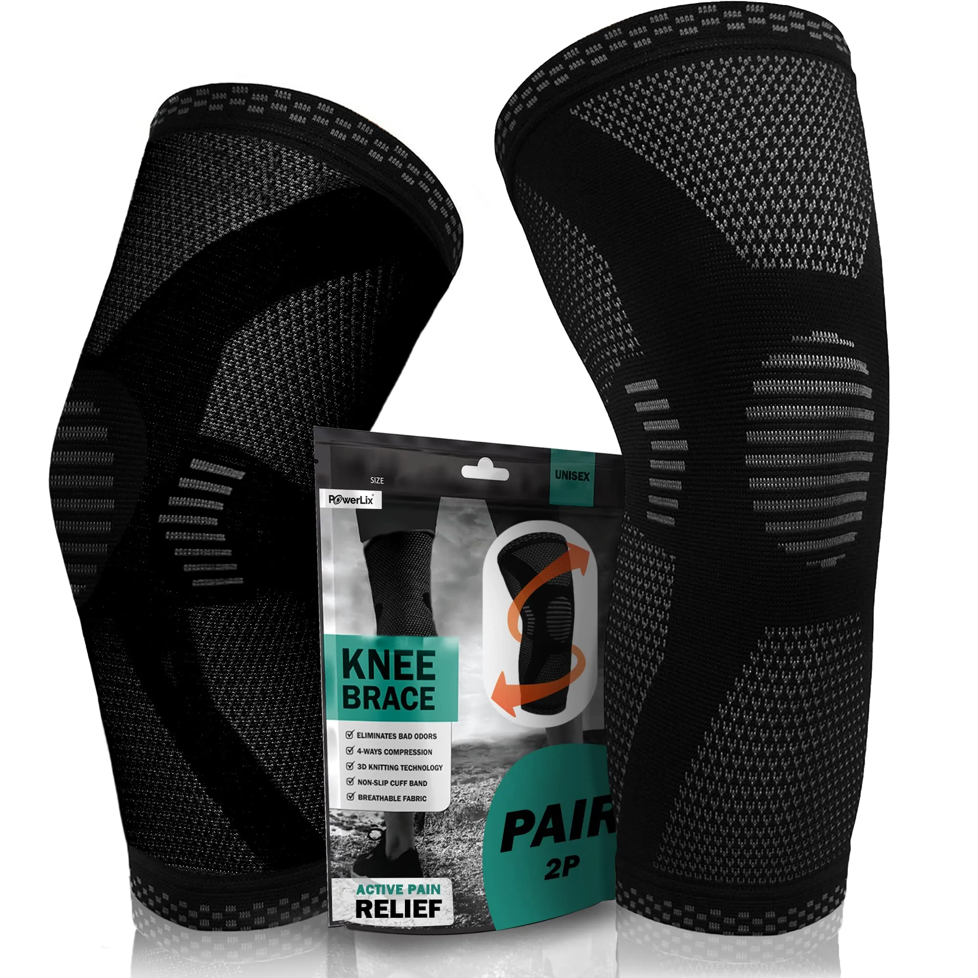 POWERLIX Knee Compression Sleeve Review for Sports Support image 8
