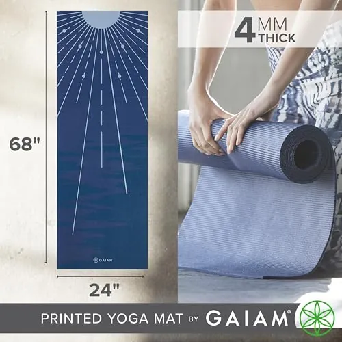 Gaiam Print Yoga Mat Review: Yoga and Pilates Mat image 6