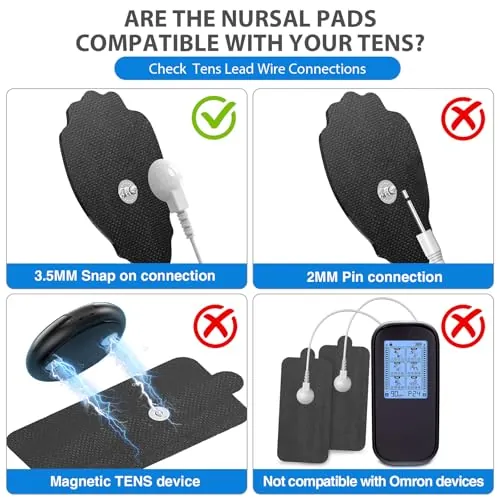 NURSAL TENS Electrode Pads Review: 3.5mm Snap Replacements image 2