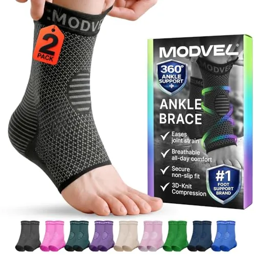 Modvel Foot & Ankle Brace Socks Review: Compression Support