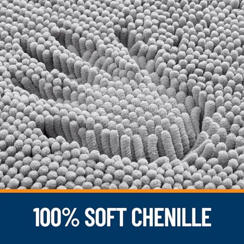 OLANLY Bathroom Rugs Review: Soft Chenille Bath Mat image 4