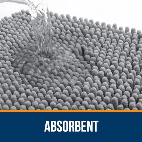 OLANLY Bathroom Rugs Review: Soft Chenille Bath Mat image 5