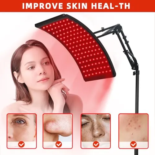 Viconor Red Light Therapy Lamp Review for Face and Body image 2