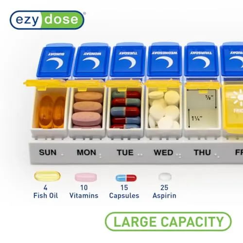 EZY DOSE Weekly AM/PM Pill Organizer Review image 3
