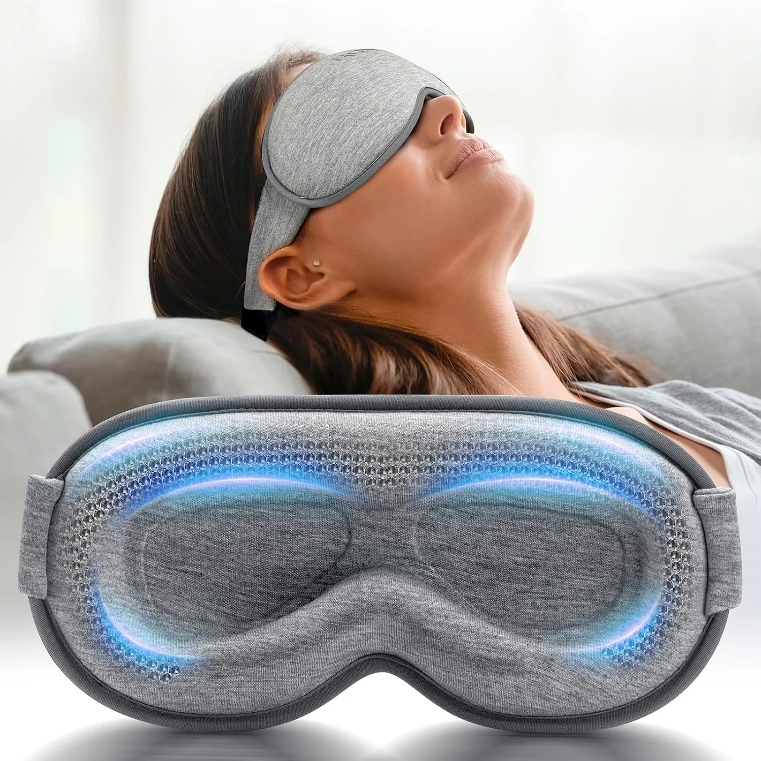 FACEMOON Weighted Eye Mask Review for Sleep and Travel image 8