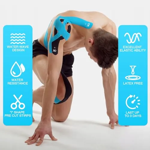 OK TAPE Kinesiology Tape Review: Pre-Cut Athletic Support image 2