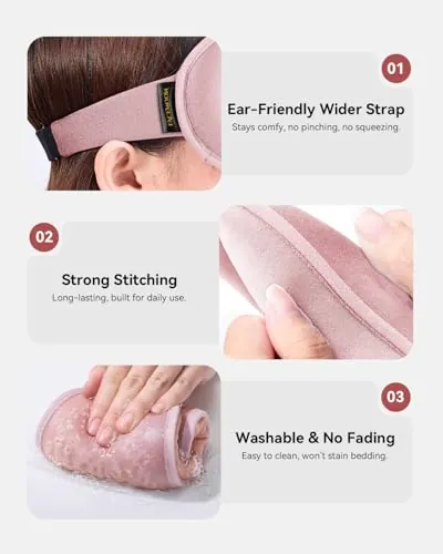 FACEMOON Weighted Blackout Sleep Mask Review image 6