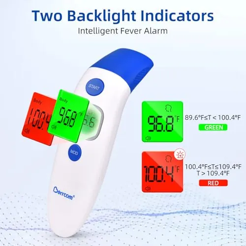 Berrcom 3 in 1 Thermometer Review: Forehead and Ear Use image 4