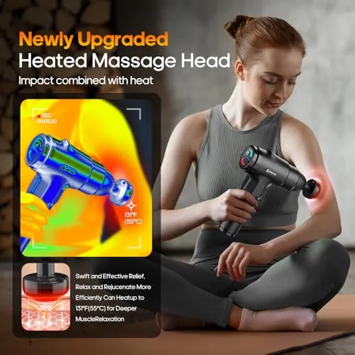 AERLANG Massage Gun Review: Heated Recovery Massager image 2