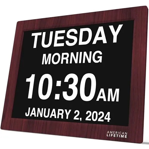 American Lifetime Dementia Clock 15-Inch Review image 2