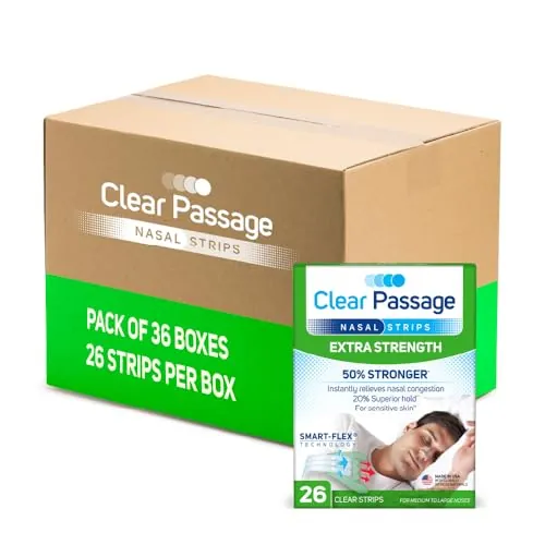 Clear Passage Nasal Strips Review for Sleep and...