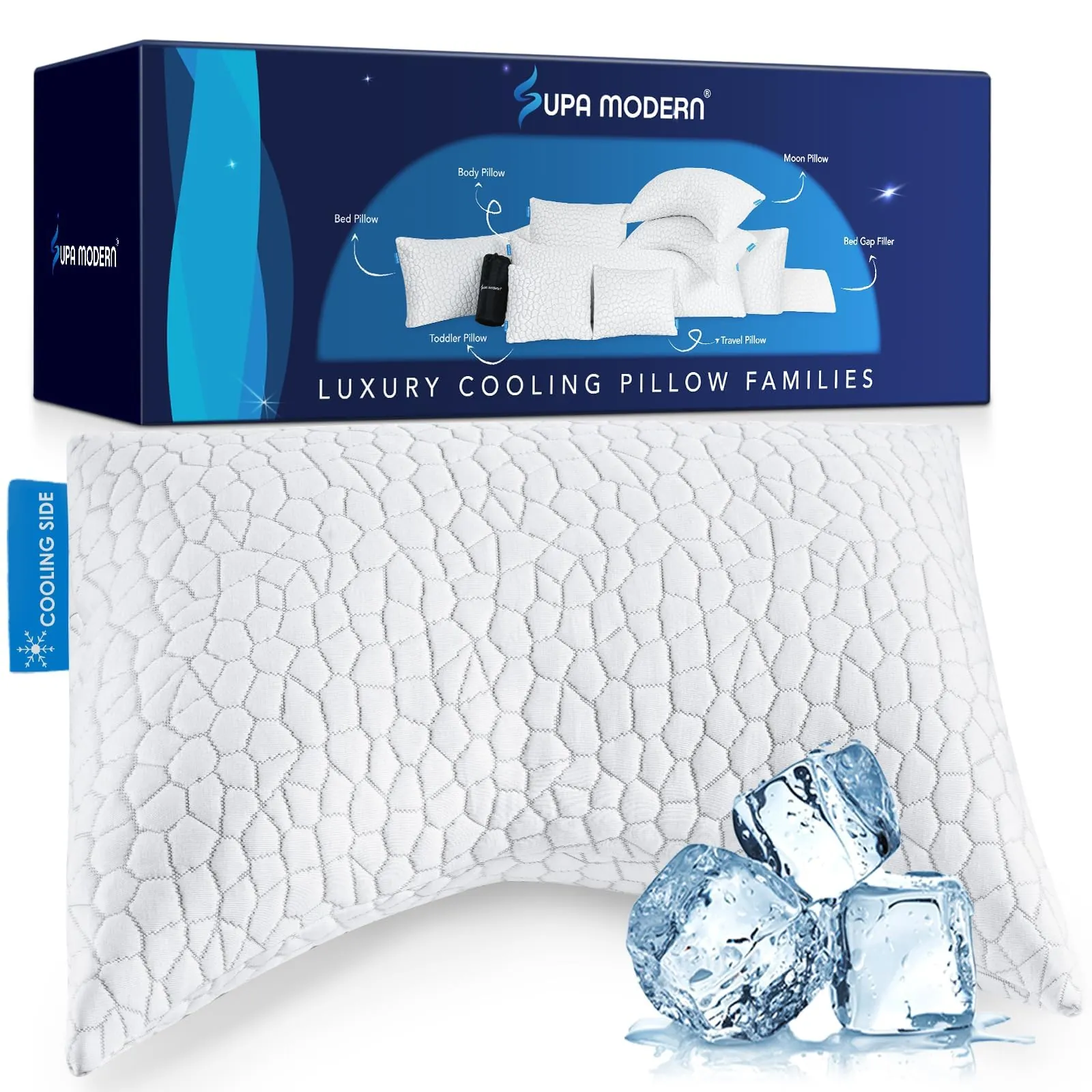 SUPA MODERN Side Sleeper Pillow Review for Sleep Support
